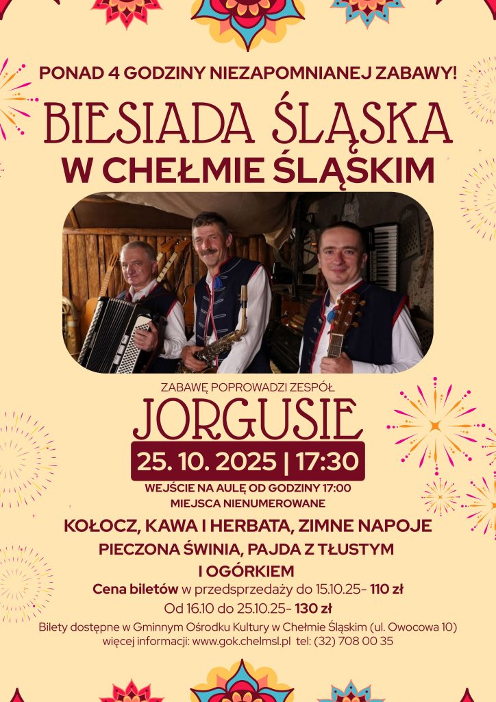 BIESIADA-SLASKA-2025 - plakat promujący wydarzenie. opis w poście