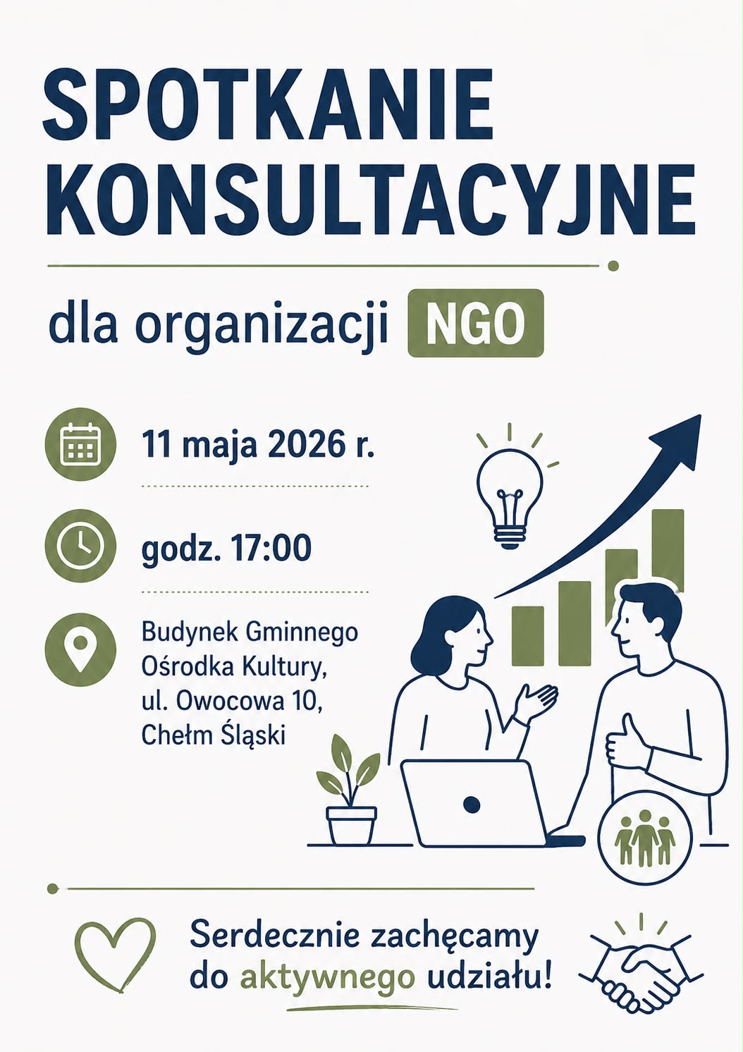 Plakat animacyjny informujący o spotkaniu. Opis w poście. 