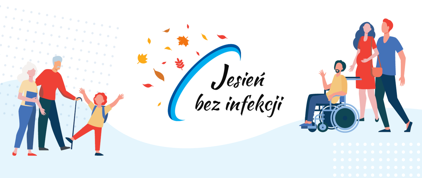Plakat animacyjny - rodziny i napis 