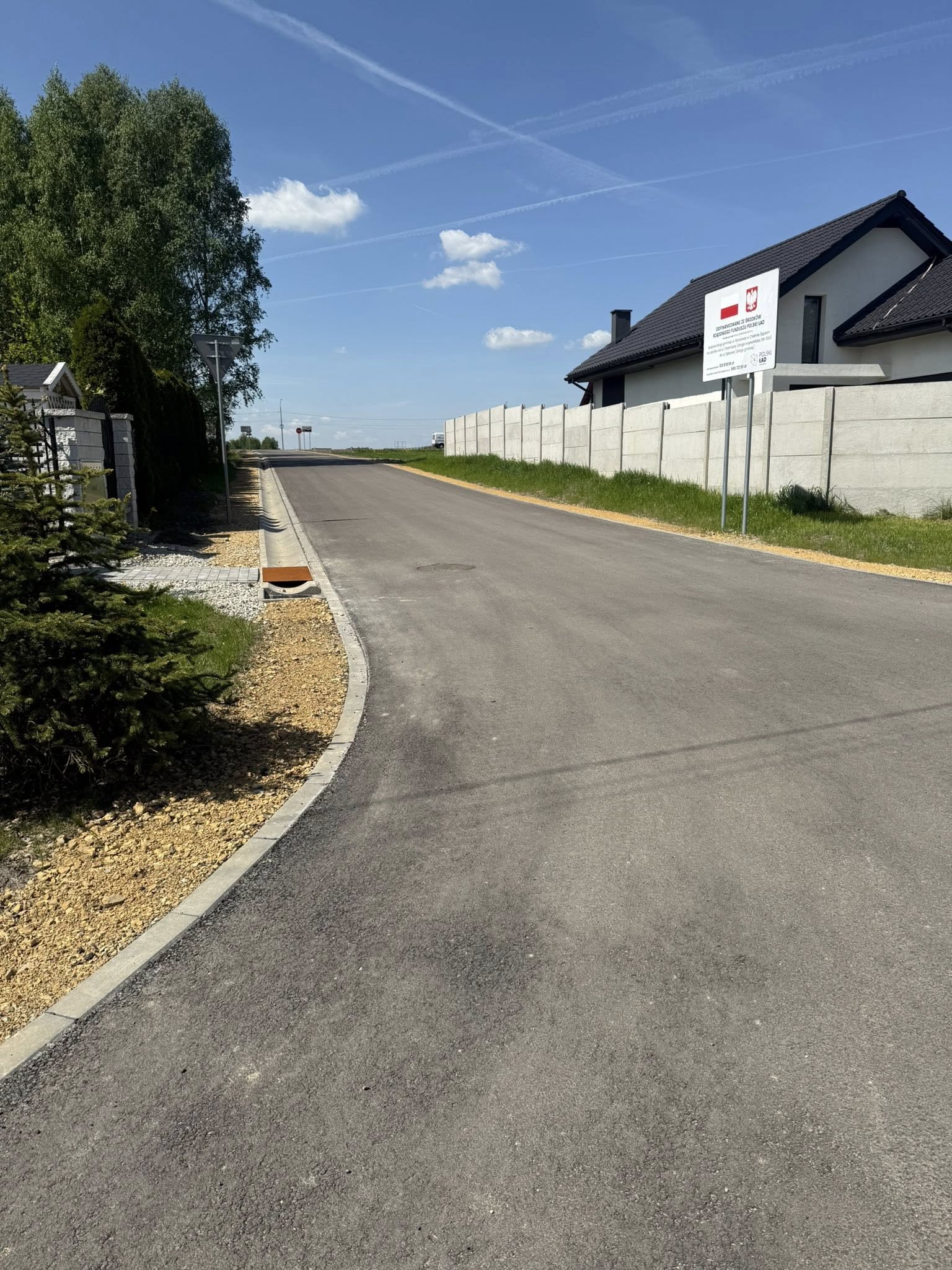 Nowo wykonana ulica 