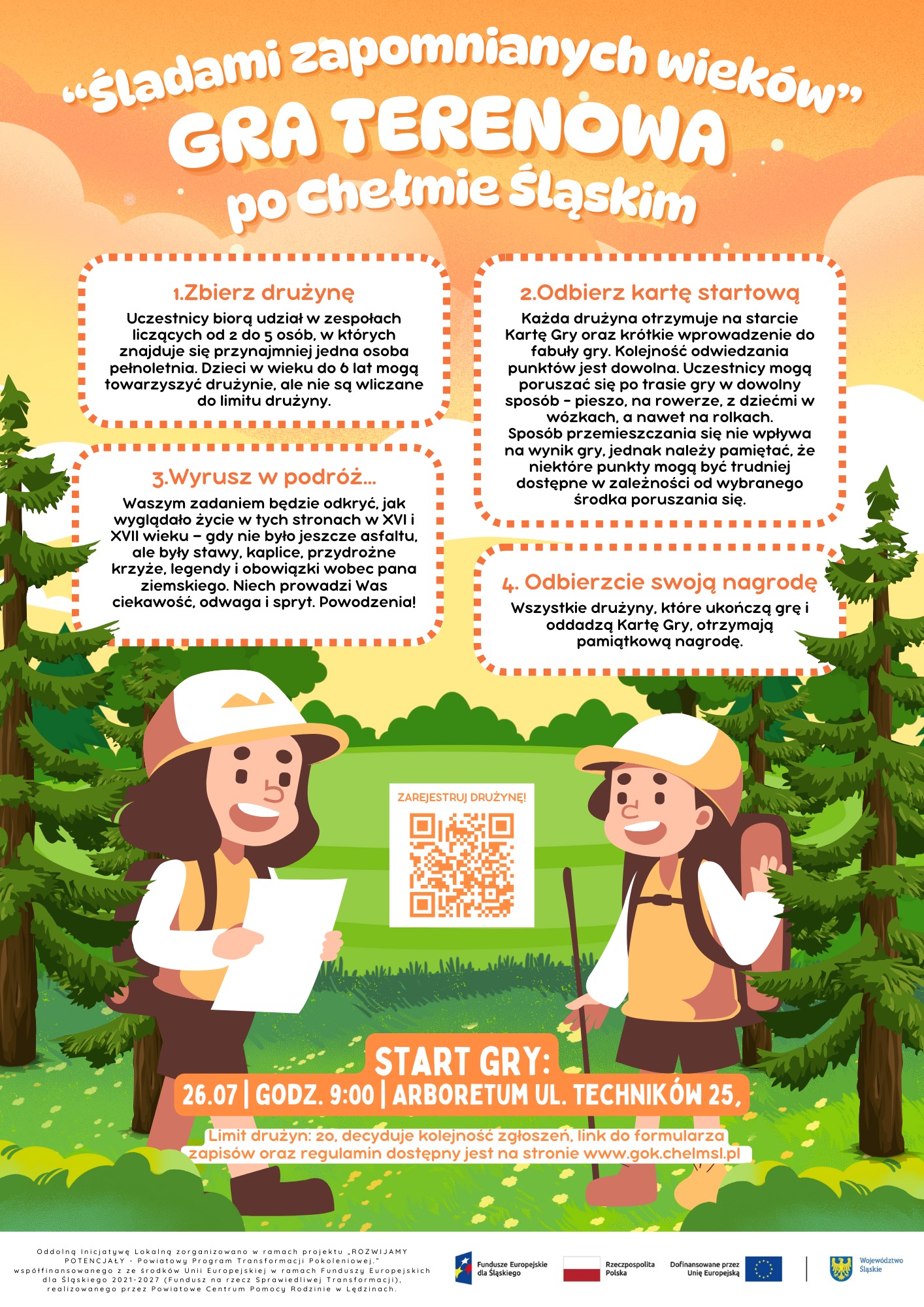 Plakat promujący wydarzenie - animacyjny. Opis w poście. 