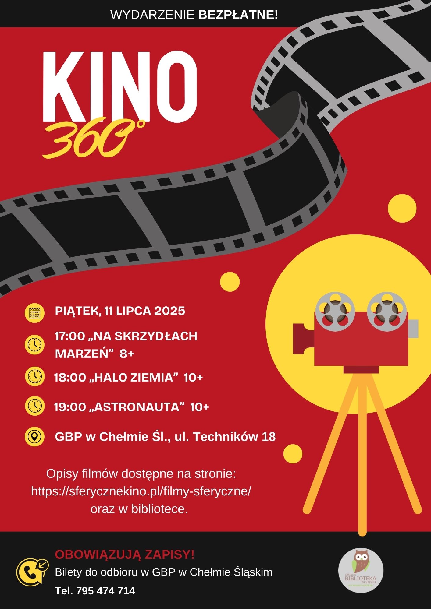 Plakat animacyjny - informujący - opis w poście 