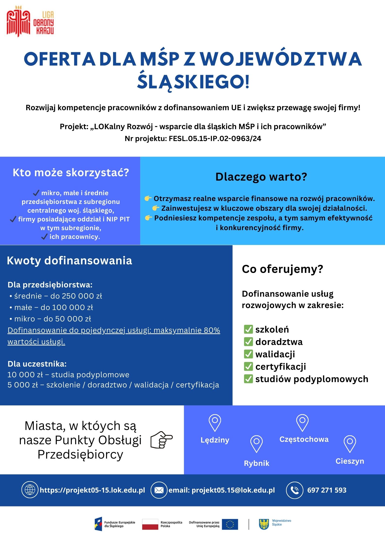 Plakat informacyjny - opis w poście. Plakat promujący projekt 