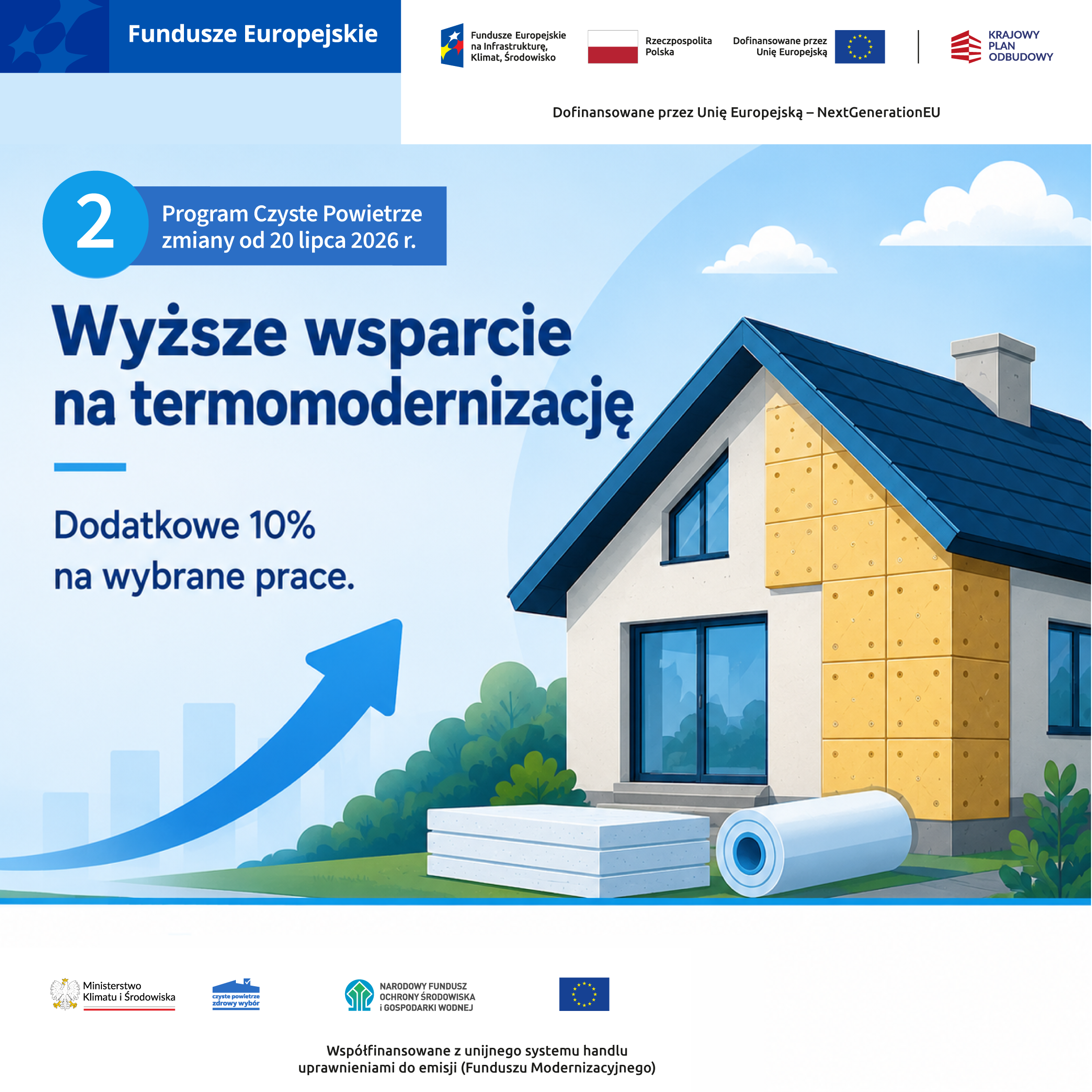 Kolorowy plakat animacyjny z domkiem - opis w poście 